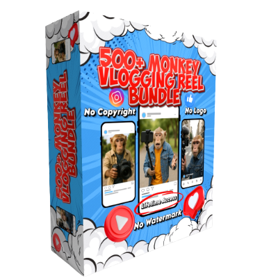 product-5 500+ monkey vlogging reels bundle